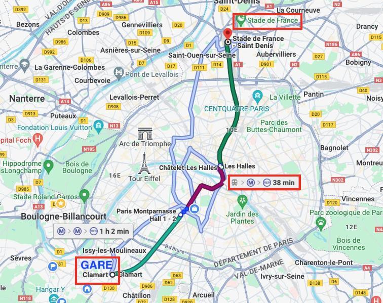 2 Pieces Lumineux Aux Portes De Paris Clamart Ngoại thất bức ảnh