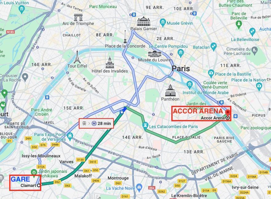 2 Pieces Lumineux Aux Portes De Paris Clamart Ngoại thất bức ảnh