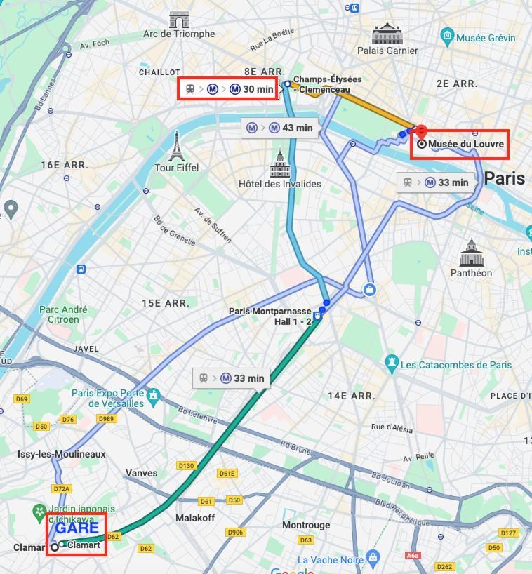 2 Pieces Lumineux Aux Portes De Paris Clamart Ngoại thất bức ảnh